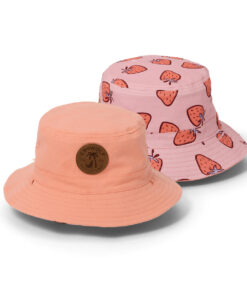 Strawberry Splash Reversible Bucket Hat