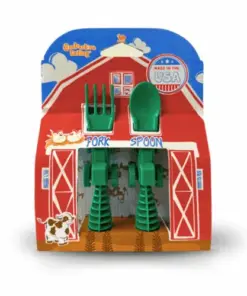 Tractor 2 piece Cutlery Set - Green