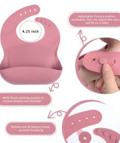 Alternative view of Plate, Bowl & Bib Feeding Set