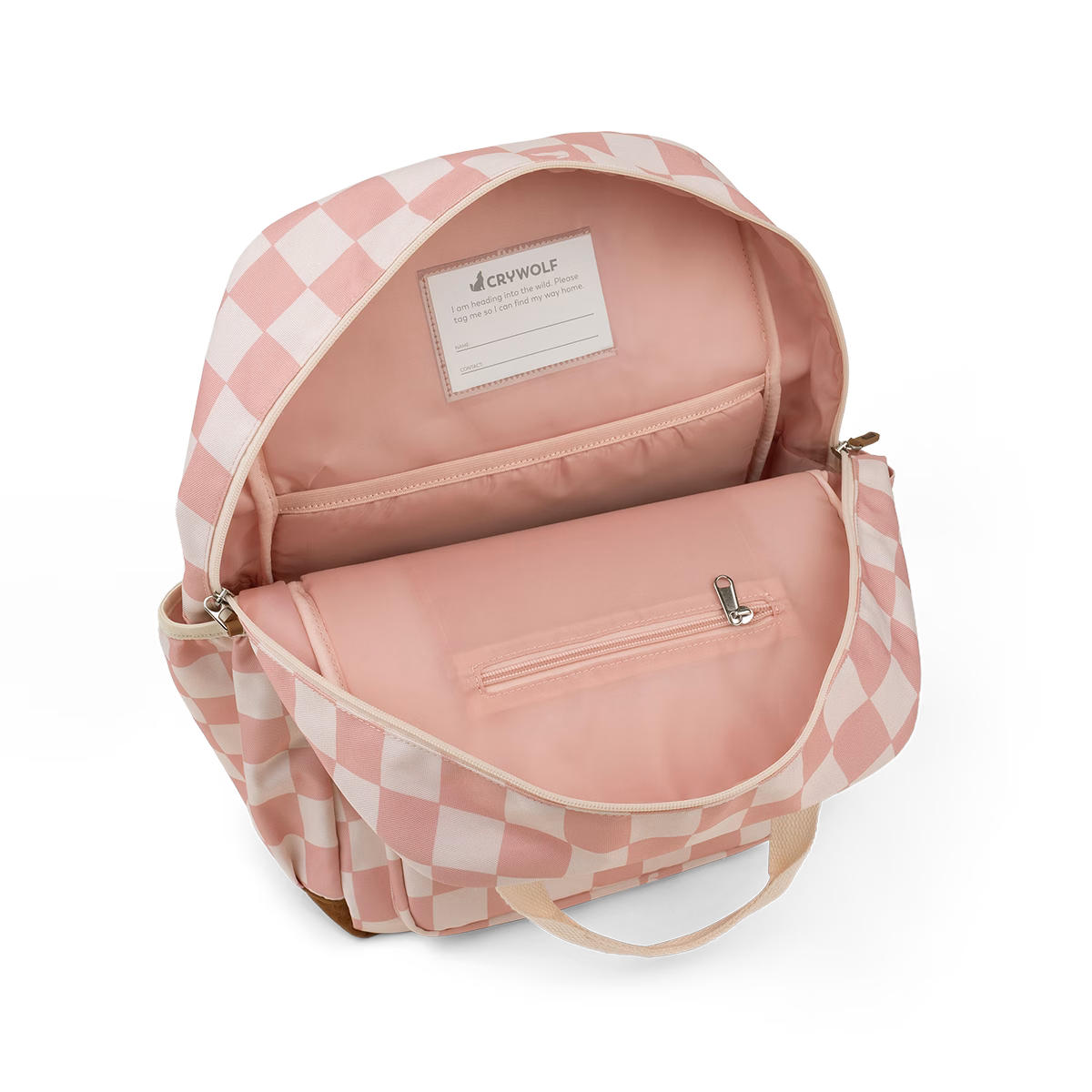 Pink Check Knapsack - Image 3