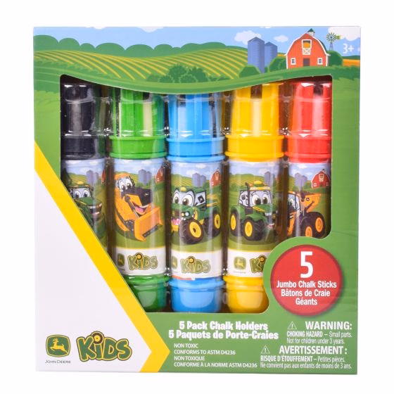 John Deere Chalk Holders 5 Pack