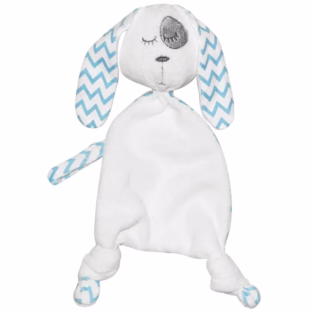 Blue Chevron Dog Comforter